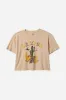 Brixton Women's Cactus S/S Boxy Tee - Biscotti sold by Railcar