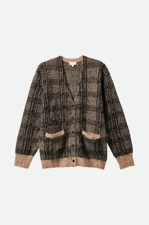 Brixton Women's Baja Cardigan - Black sold by Railcar