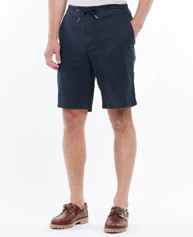 Barbour Linen Cotton Mix Short - City Navy made by Barbour