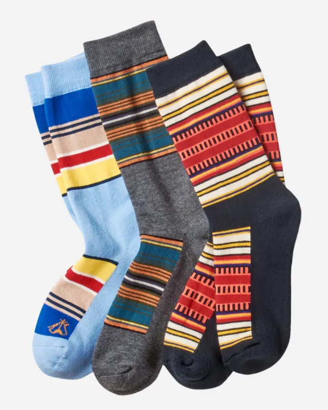 3-PACK NATIONAL PARK SOCKS GIFT BOX - Acadia/Olympic/Yosemite sold by Railcar