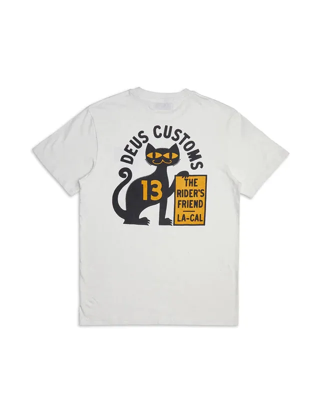 Deus Ex Machina Super Stitious Tee /Vintage White sold by Railcar product image thumbnail 2
