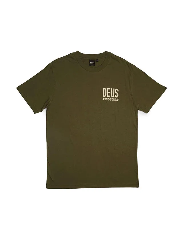 Deus Ex Machina Inline Tee /Clover sold by Railcar