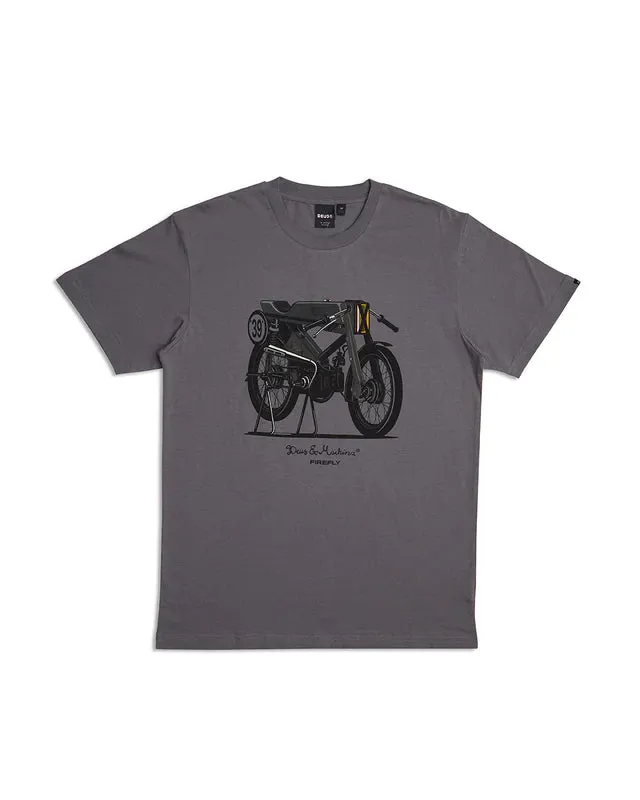 Deus Ex Machina Firefly Tee /Moon Mist sold by Railcar