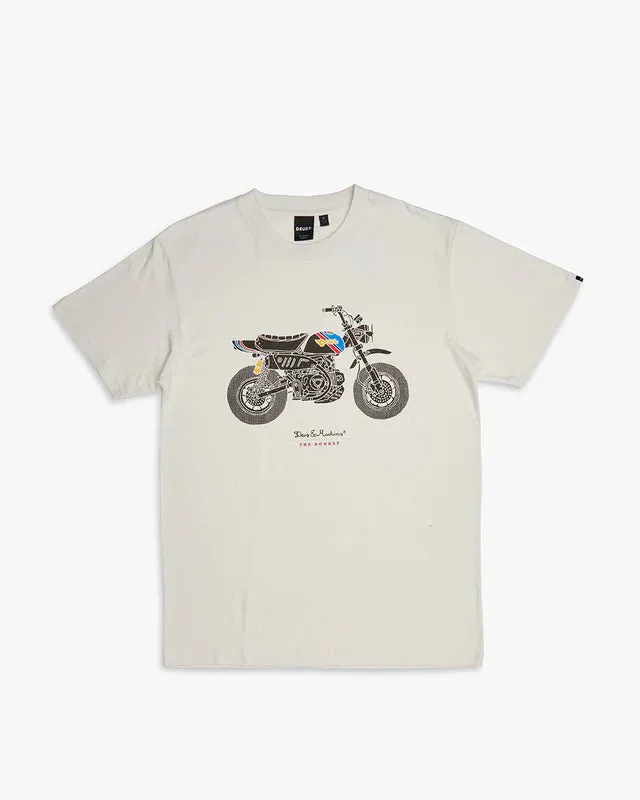 Deus Ex Machina Monkey Tee /Vintage White sold by Railcar