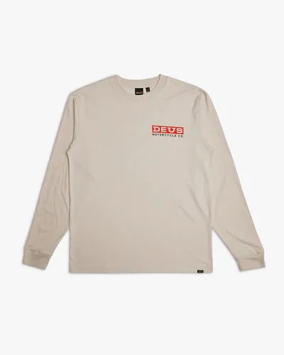 Deus Ex Machina Bigdee Long Sleeve Tee/Dirty White sold by Railcar product image thumbnail 2