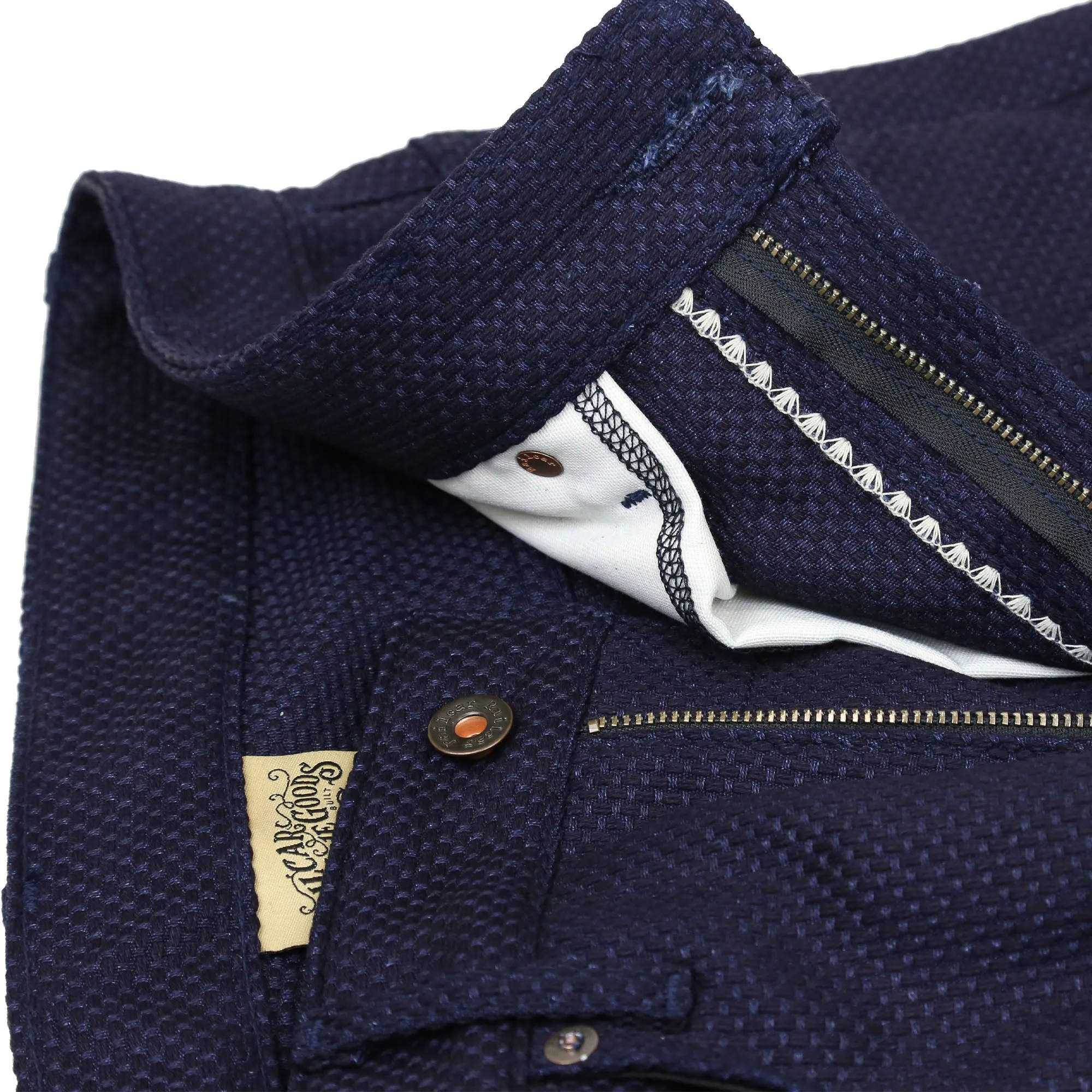 Rebels Sashiko Modern Straight Leg 12 Oz Indigo sold by Railcar product image thumbnail 3