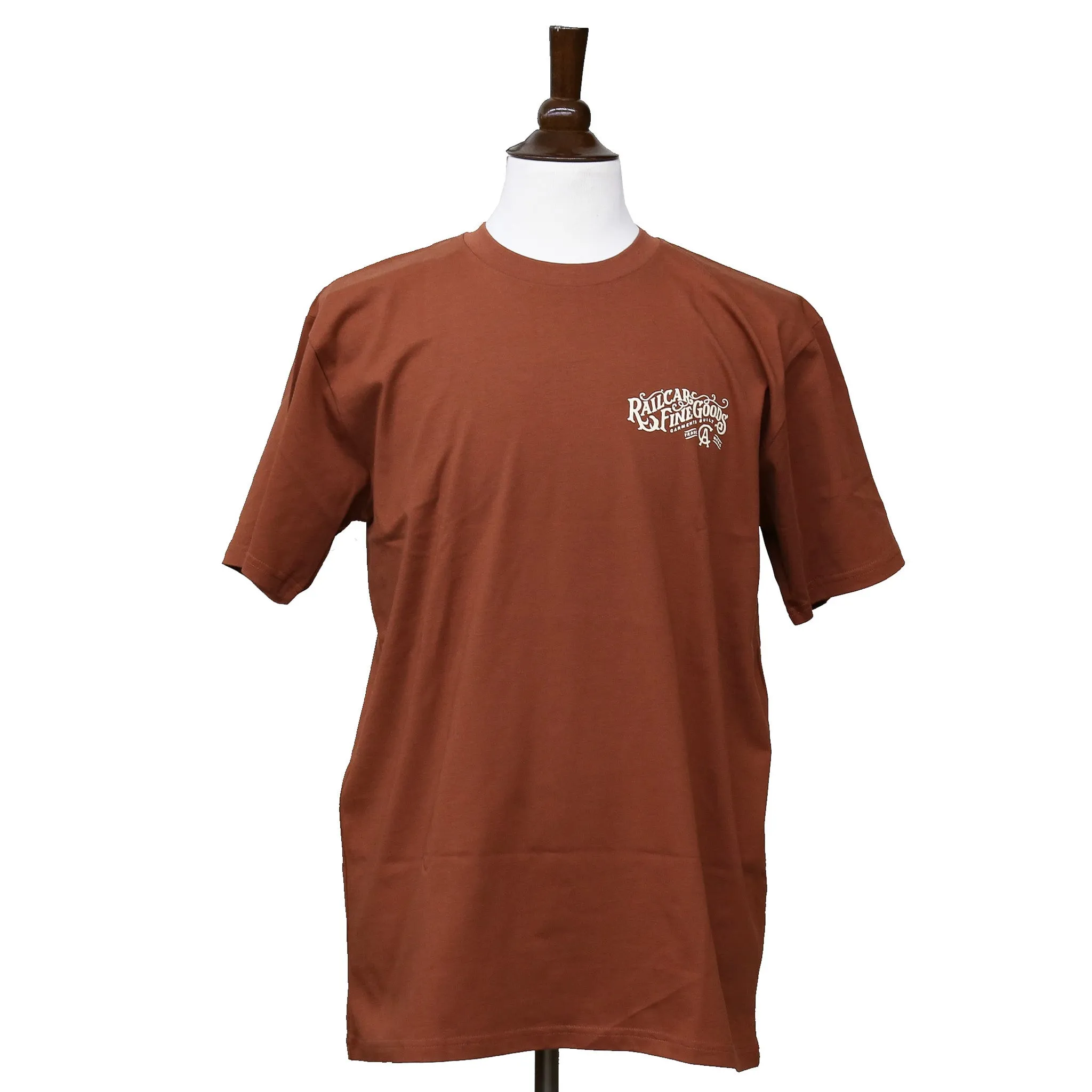 Men's Typography Logo Brick Tee Shirt sold by Railcar product image thumbnail 2