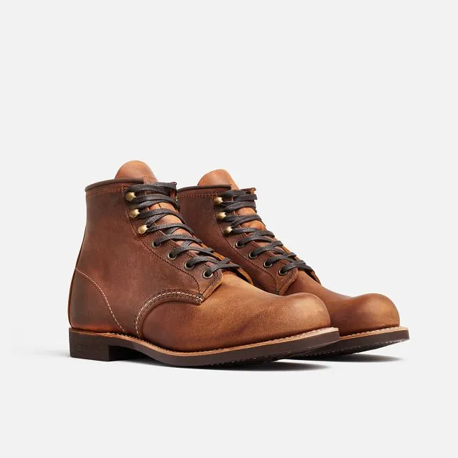 Red Wing Men's Blacksmith 6-Inch Boot in Copper Rough & Tough Leather sold by Railcar product image thumbnail 2