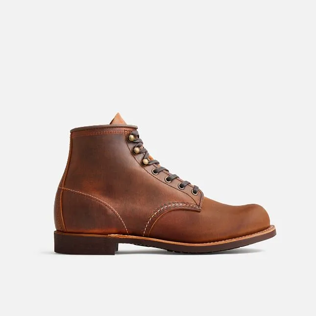Red Wing Men's Blacksmith 6-Inch Boot in Copper Rough & Tough Leather sold by Railcar