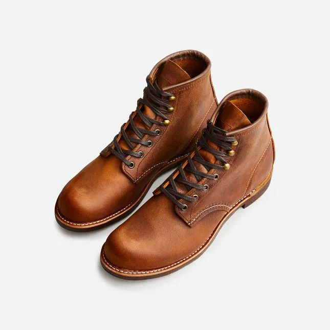 Red Wing Men's Blacksmith 6-Inch Boot in Copper Rough & Tough Leather sold by Railcar product image thumbnail 4