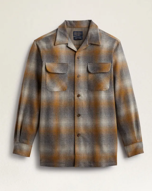 Pendleton Men's Board Shirt Taupe/Copper Ombre RA790-32587 made by Pendleton