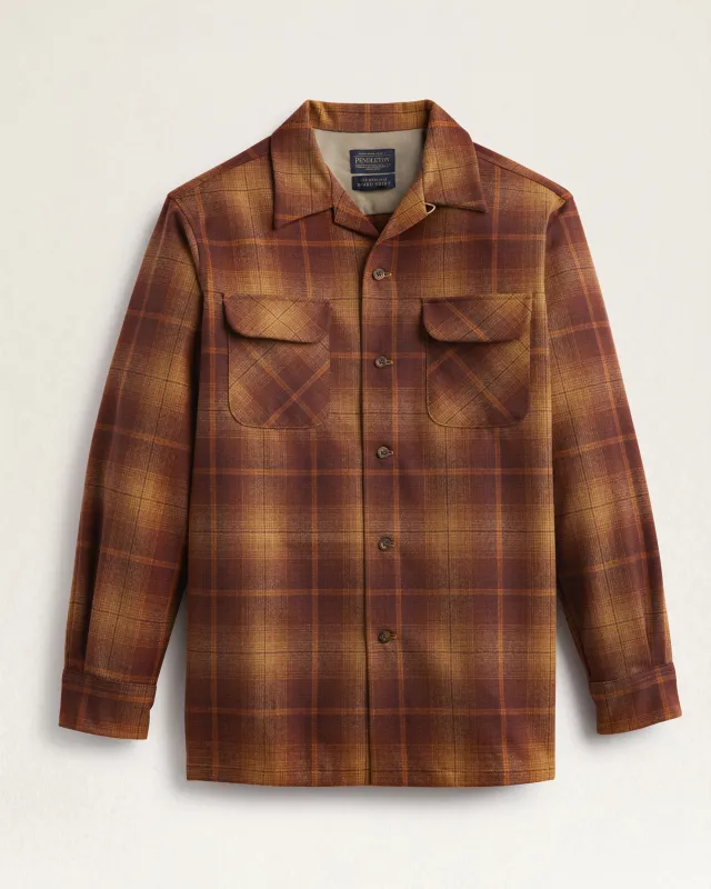 Pendleton Men's Board Shirt Gold/Rust Ombre RA790-32580 made by Pendleton