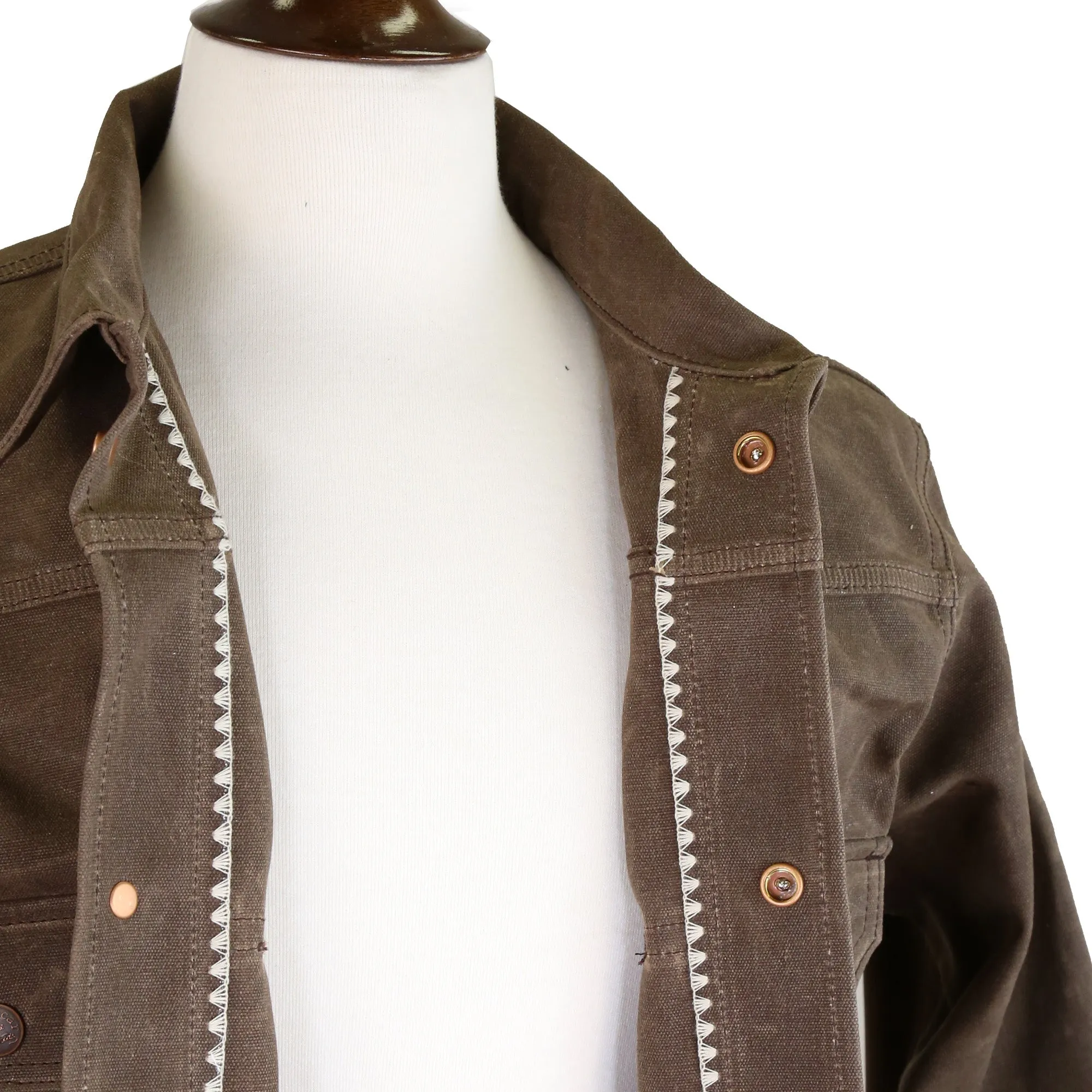 Type 2 14 Ounce Brown Wax Canvas Jacket sold by Railcar product image thumbnail 4