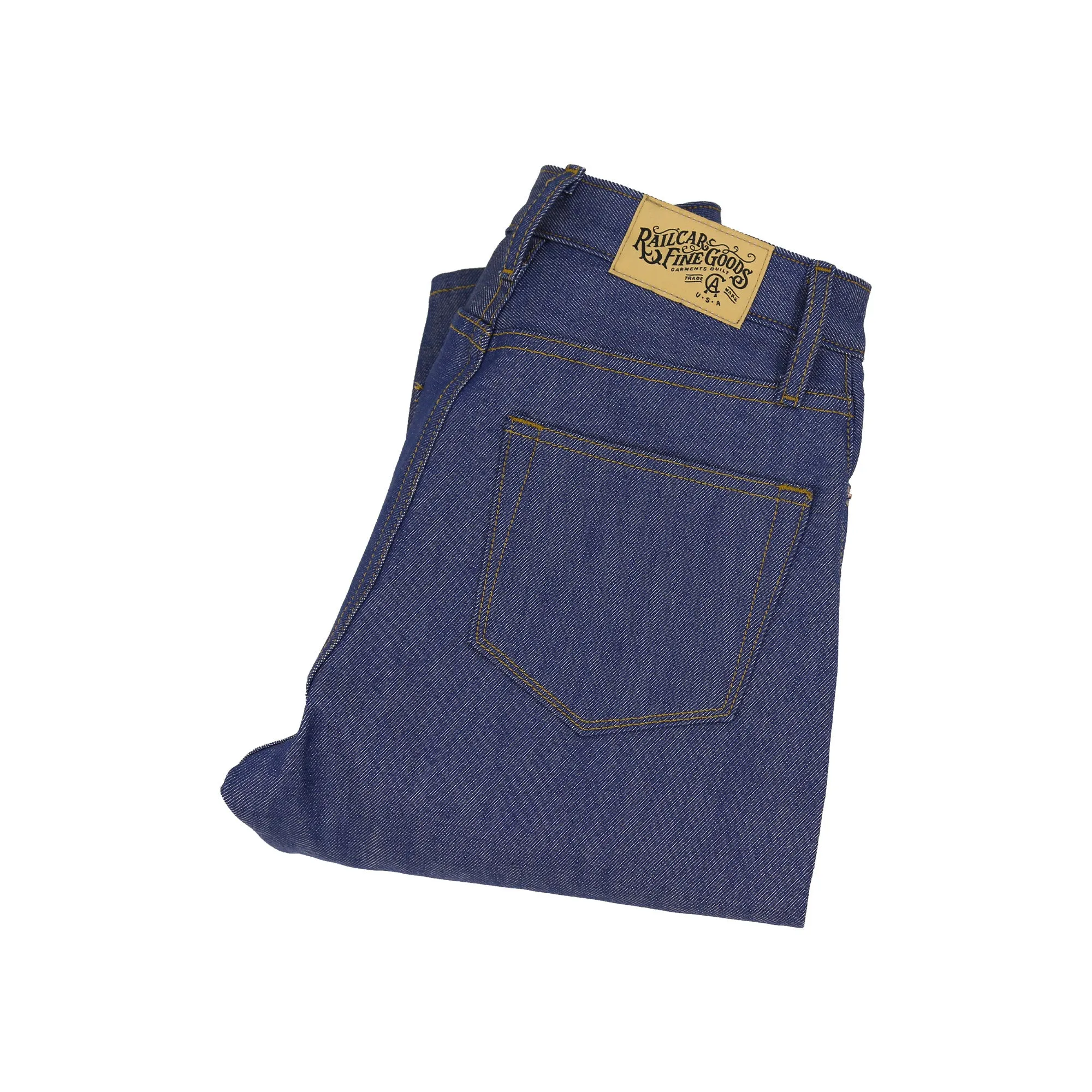 Drifter X089 Indigo Medium High Waist Straight Leg sold by Railcar product image thumbnail 2