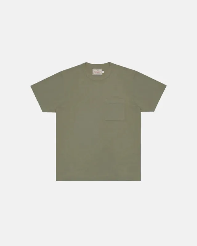 Dehen 1920 Heavy Duty Pocket Tee - Fatigue sold by Railcar