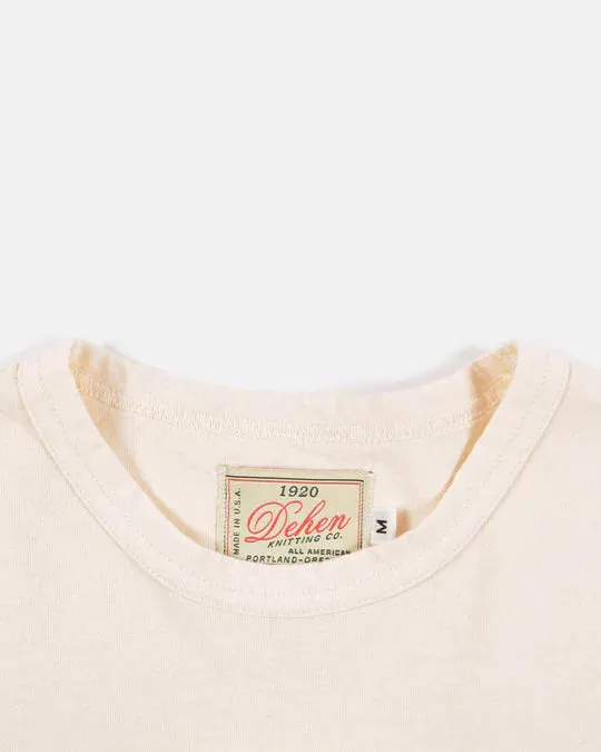 Dehen 1920 Heavy Duty Pocket Tee - Natural sold by Railcar product image thumbnail 2