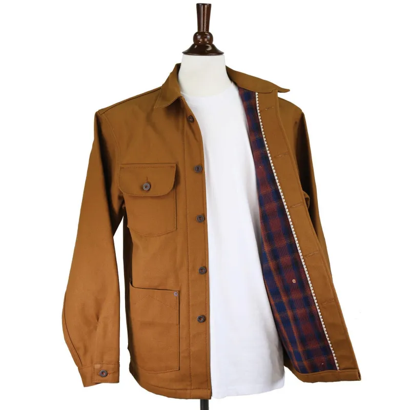 Chore Coat 12oz Duck Baja Maroon Blanket Lined sold by Railcar