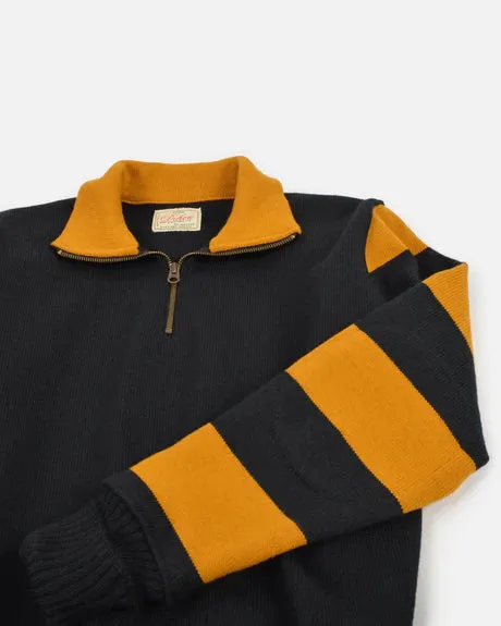 Dehen 1920 Motorcycle Sweater - Black / Old Gold sold by Railcar product image thumbnail 4