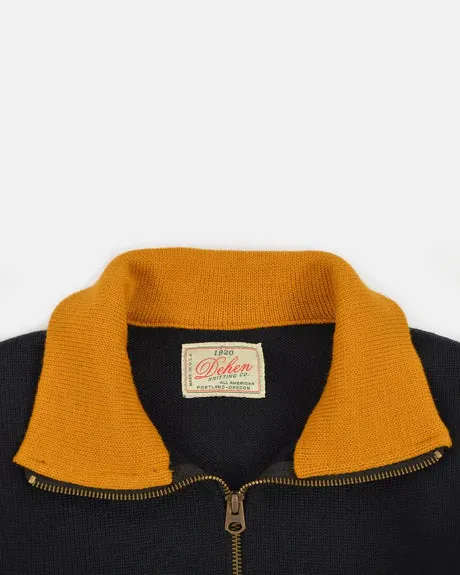 Dehen 1920 Motorcycle Sweater - Black / Old Gold sold by Railcar product image thumbnail 2