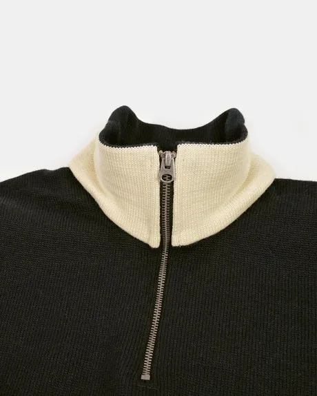 Dehen 1920 Motorcycle Sweater - Black / Off White sold by Railcar product image thumbnail 3