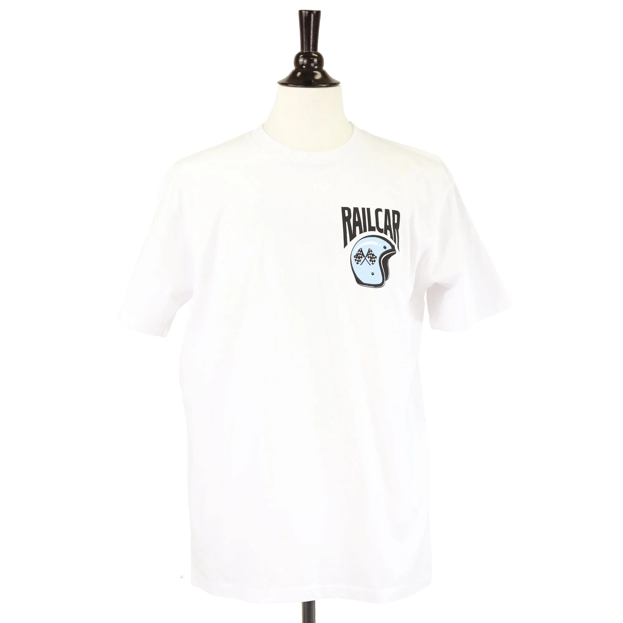 Helmet Race Division Blue Tee Shirt sold by Railcar product image thumbnail 2
