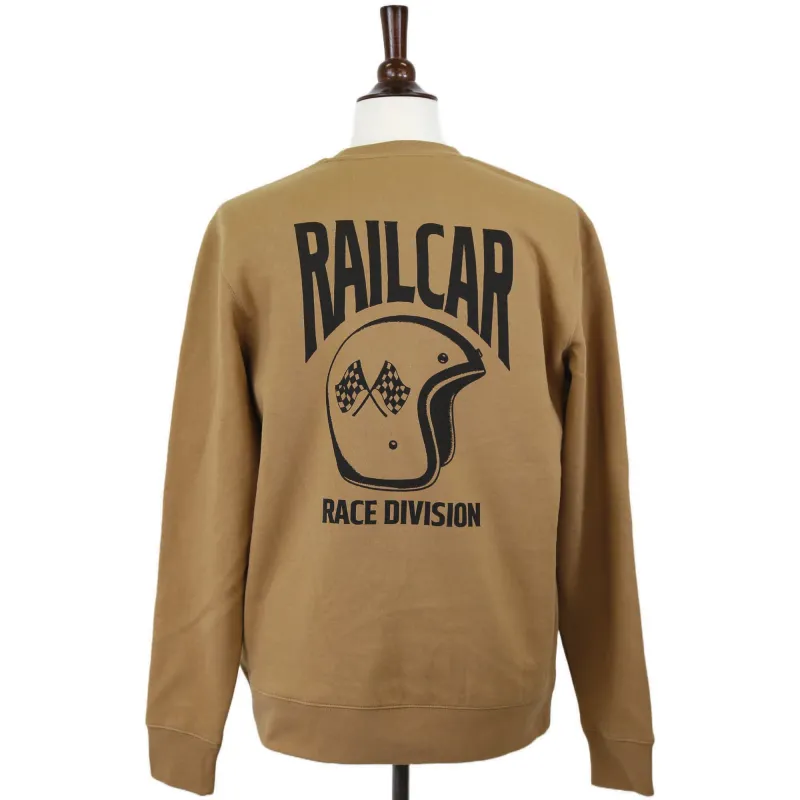 Helmet Race Division Crew Neck Sweater made by Railcar