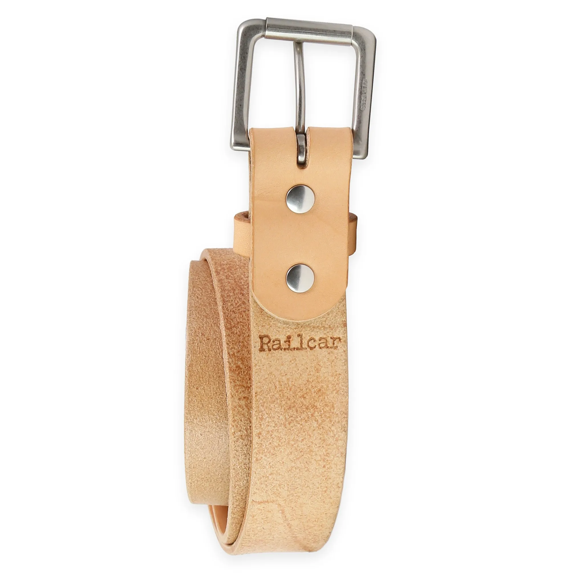 Railcar Leather Veg Tan Belt sold by Railcar product image thumbnail 2