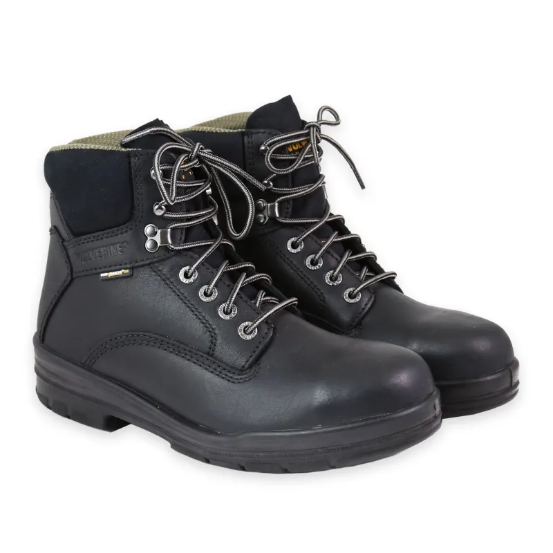 WOLVERINE WORK STEEL TOE DURASHOCK BLACK sold by Railcar
