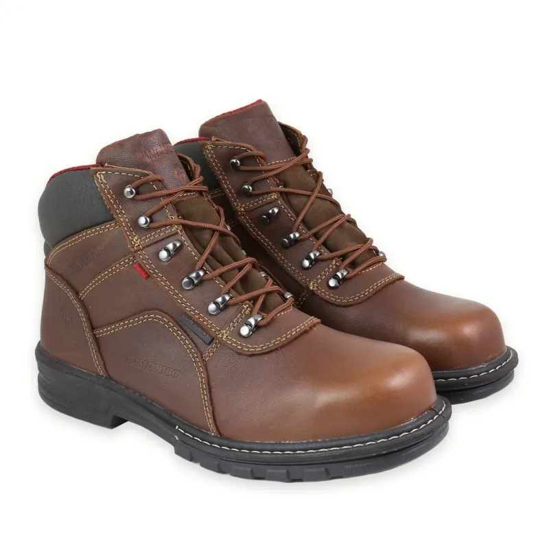 WOLVERINE WORK STEEL TOE METEOR FUSION BROWN sold by Railcar