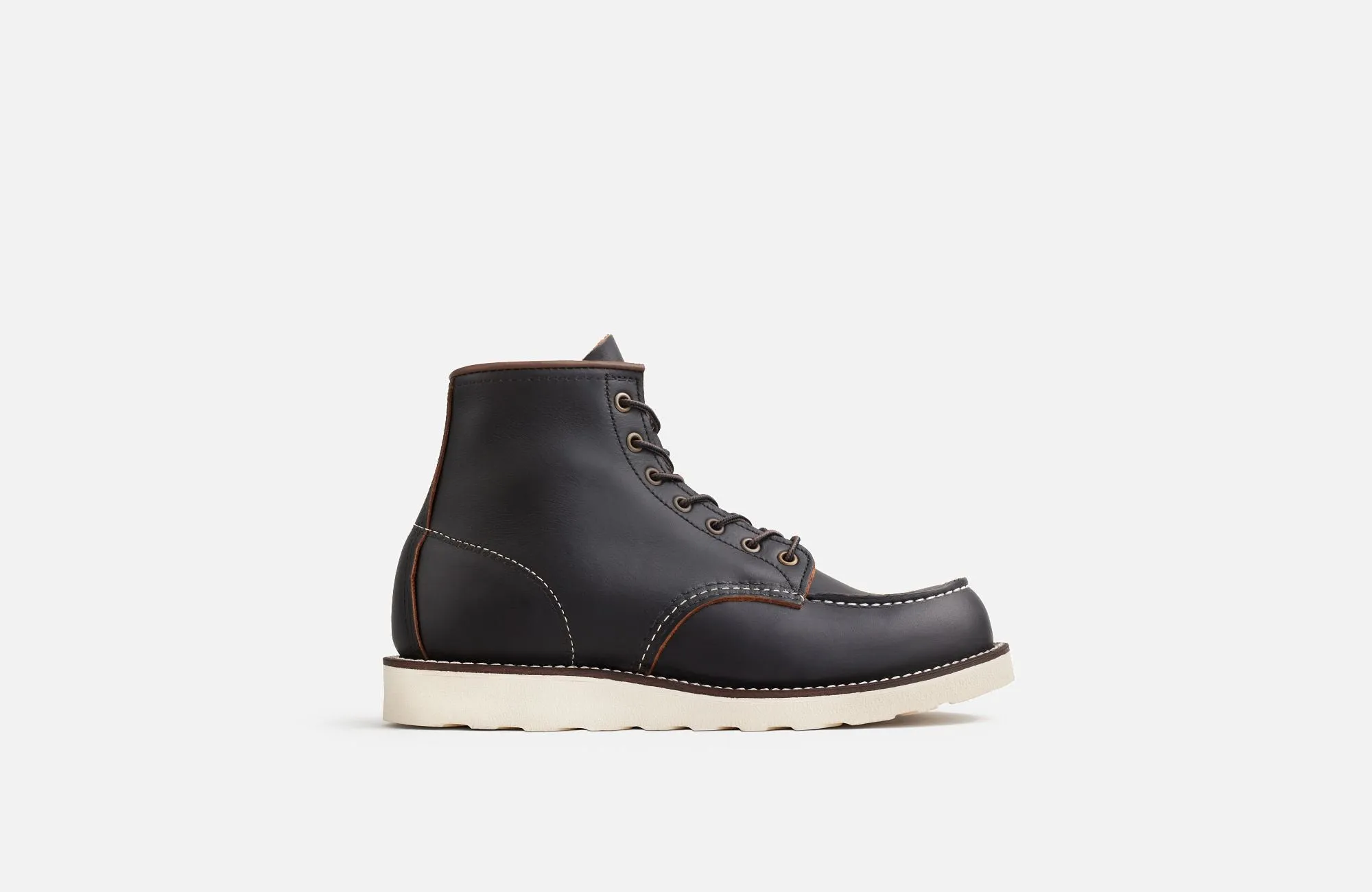 Red Wing Men's 6'' Moc Toe Black (8849) sold by Railcar