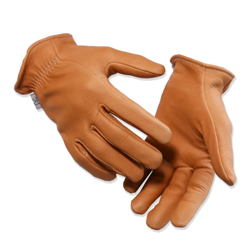 Gapem Tan Deer Skin Gloves made by Railcar