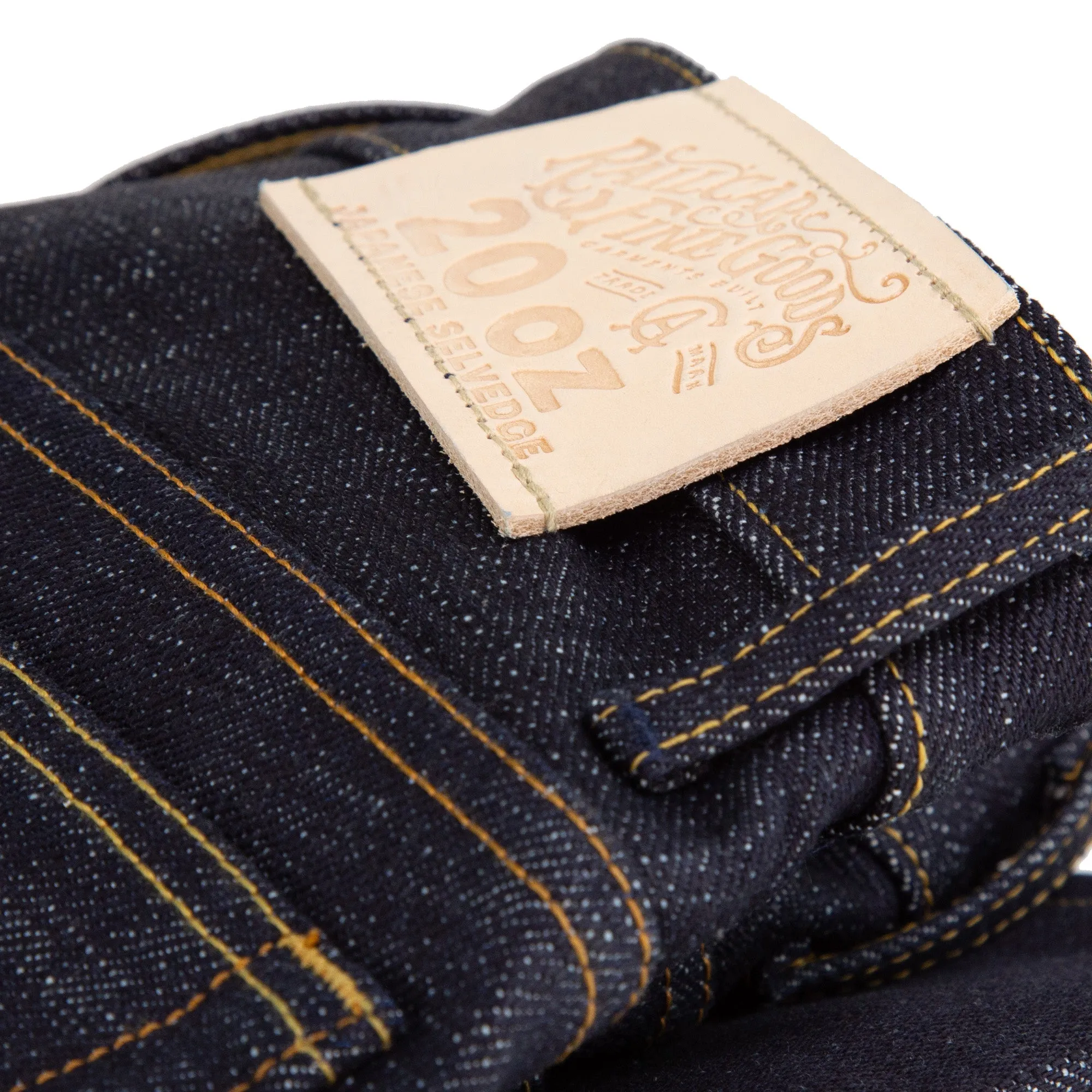 Spikes X120 Taper Leg 20 Oz Heavy Japanese Indigo Slub Selvedge sold by Railcar product image thumbnail 3