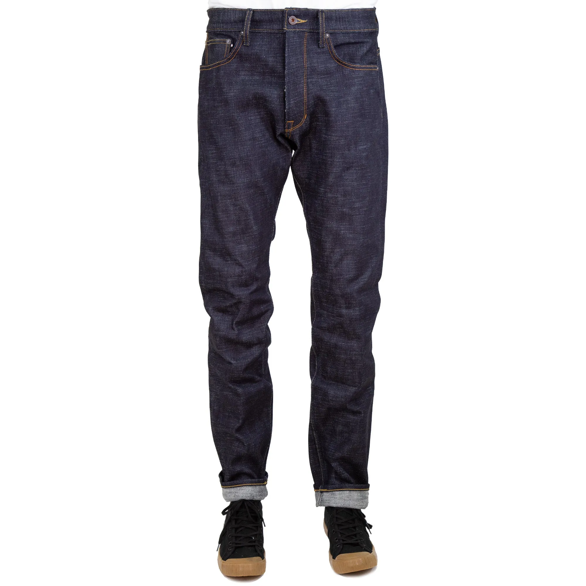 Spikes X120 Taper Leg 20 Oz Heavy Japanese Indigo Slub Selvedge sold by Railcar