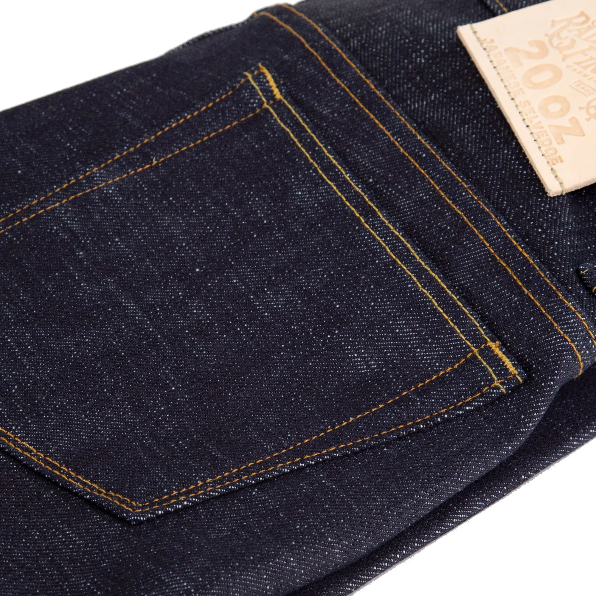 Rebels X120 Modern Straight Leg 20 Oz Heavy Japanese Indigo Slub Selvedge sold by Railcar product image thumbnail 4
