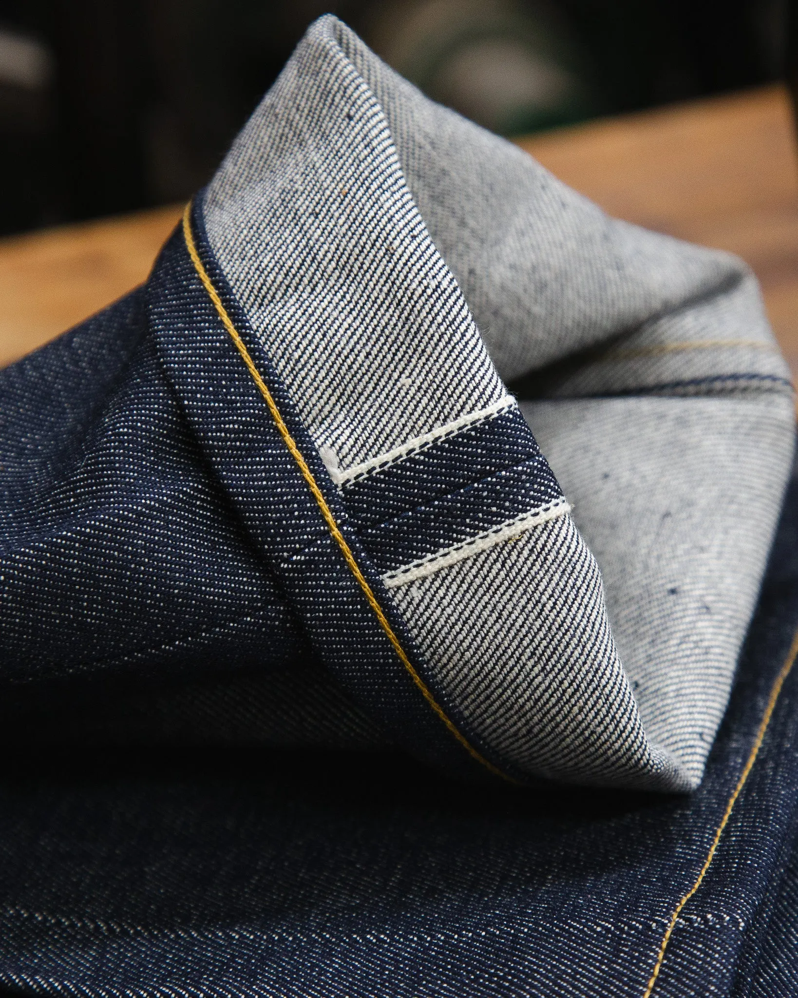 Limited 18 Cone Mills 14 Ounce Jeans Blue Line Selvedge Fit Of Your Choice sold by Railcar product image thumbnail 3