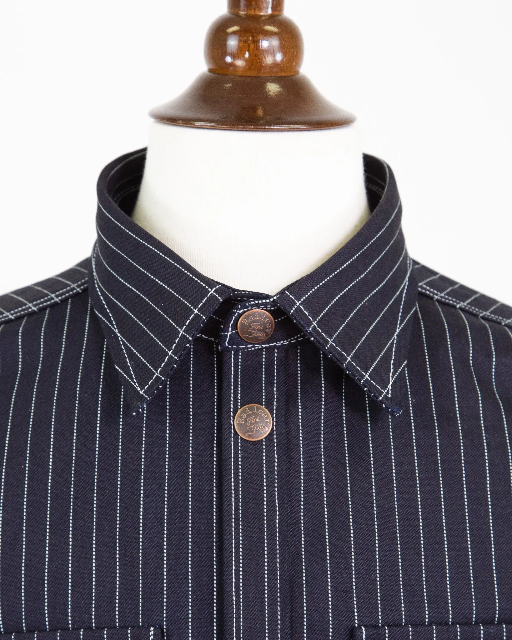 Eliminator Shadow Wabash Dark Indigo 13.75 Oz Dark Indigo Selvedge (PREORDER) sold by Railcar product image thumbnail 5