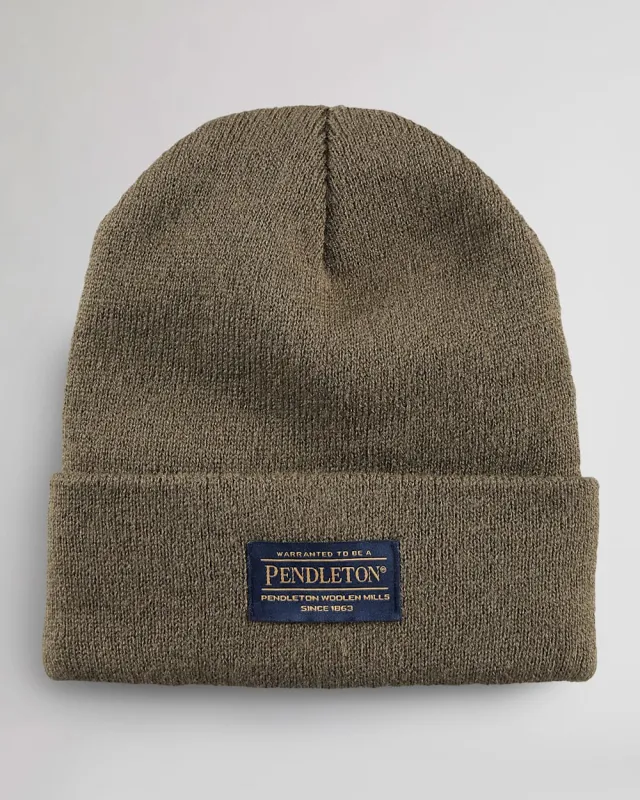 Pendleton Beanie - Olive made by Pendleton