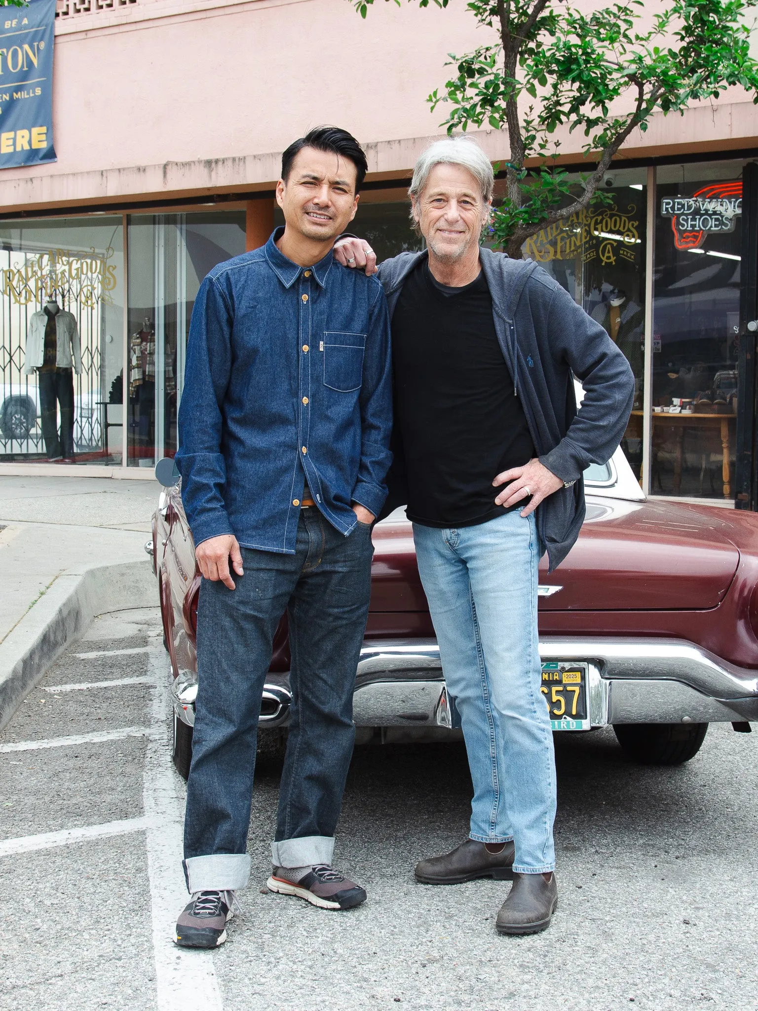 Railcar X Rad Bill Allen Collaboration #2 12 Ounce Indigo Recycled Fibers Selvedge sold by Railcar product image thumbnail 2