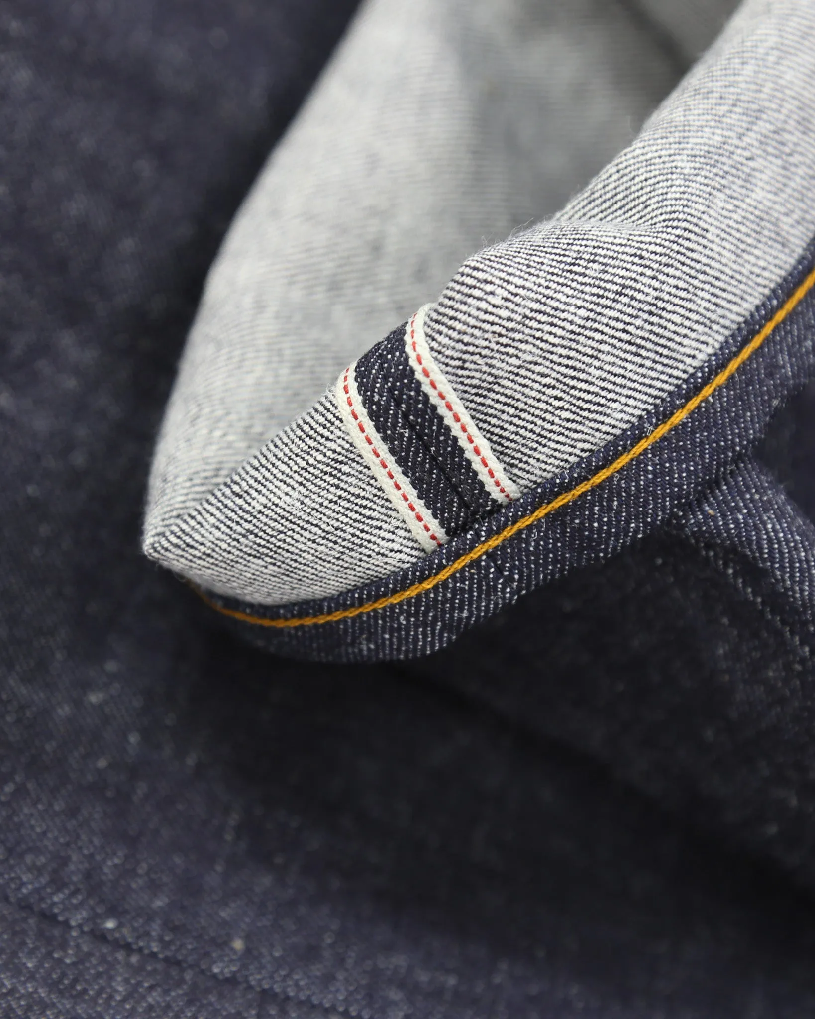 Spikes X126 Taper Leg 14 Oz Cotton Hemp Blend Indigo Selvedge sold by Railcar product image thumbnail 5