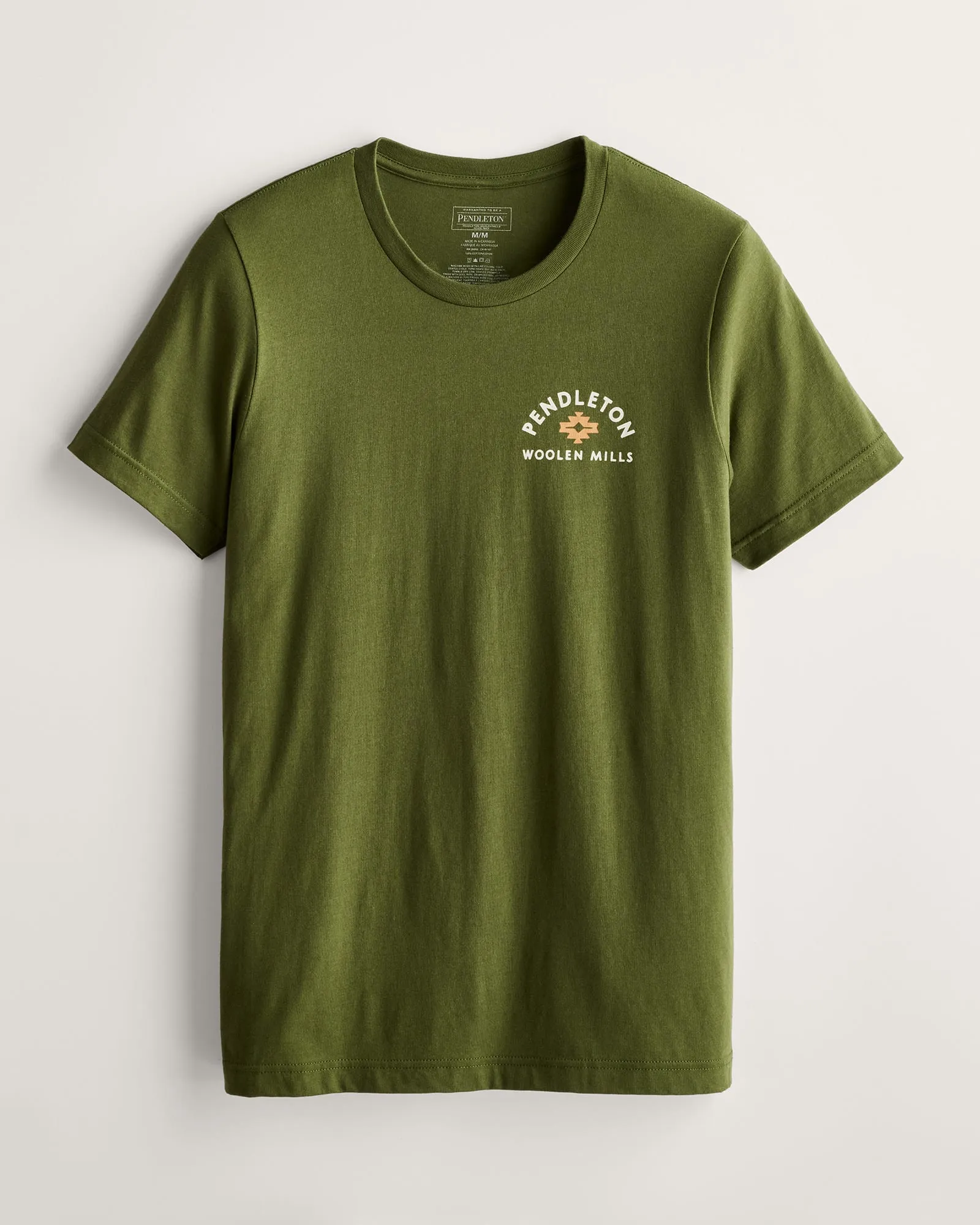 Pendleton Men's Bison Graphic Tee - Military Green/ Multi sold by Railcar product image thumbnail 2
