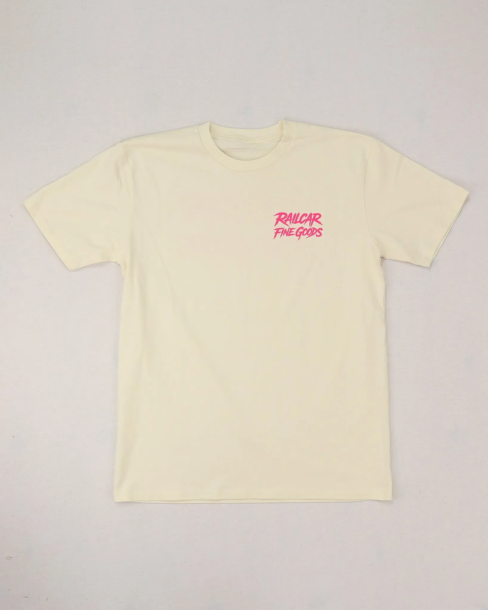 Dirtwave Ecru 6.4 Oz Graphic Tee Shirt sold by Railcar