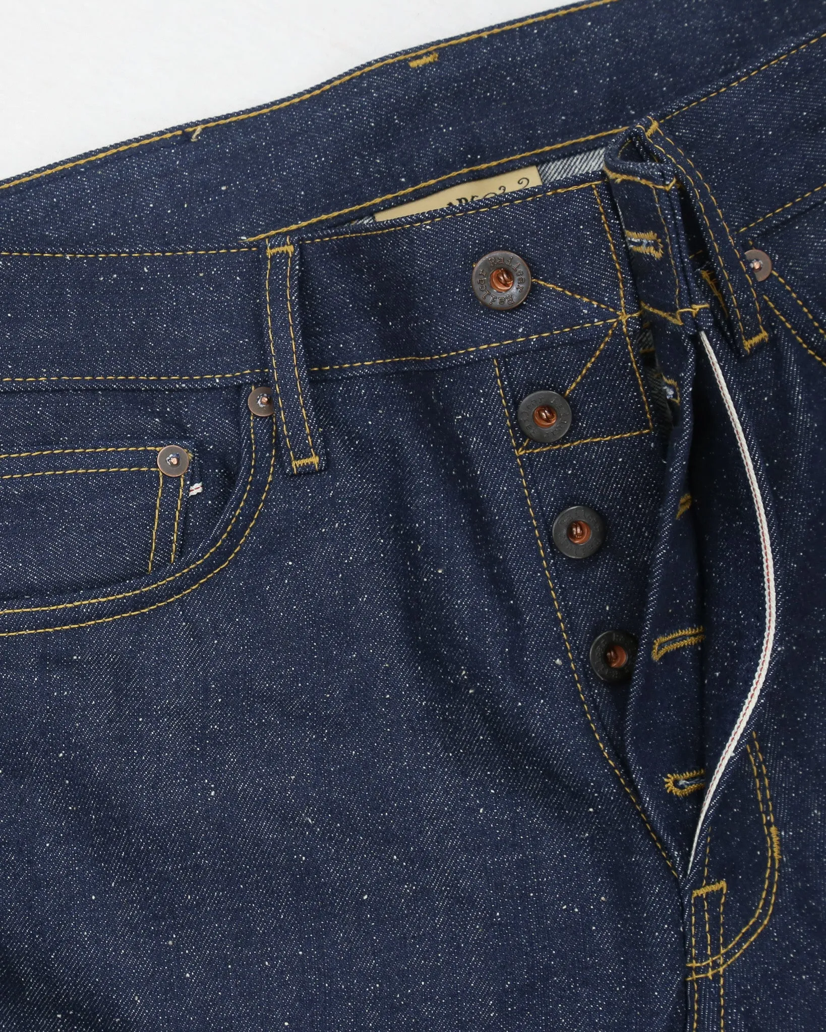 Rebels X131 Straight Leg 12.5 Oz Lightweight Classic Indigo Nep Selvedge sold by Railcar product image thumbnail 4