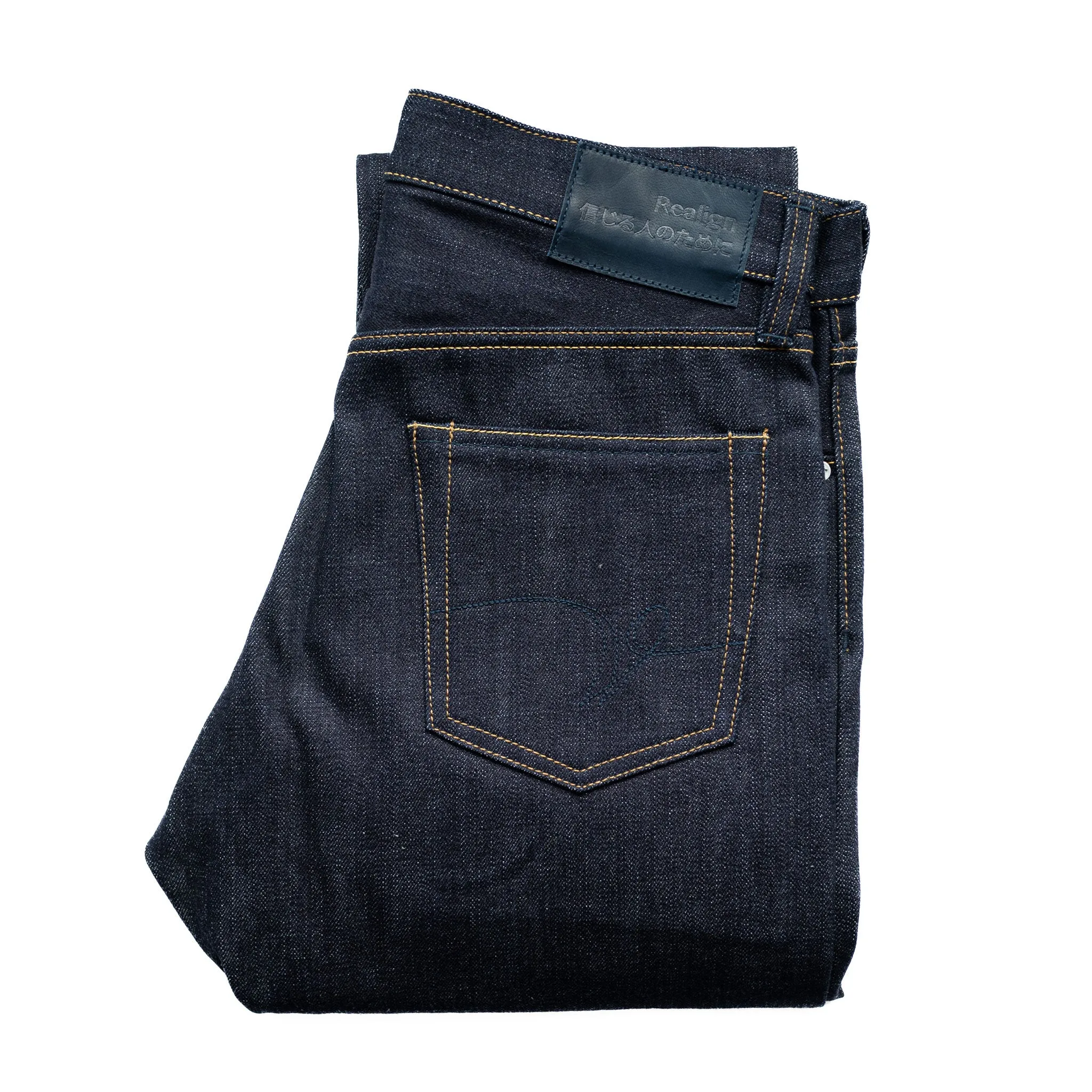 Regular Kenji 16 oz. Structure Selvedge sold by Realign Denim
