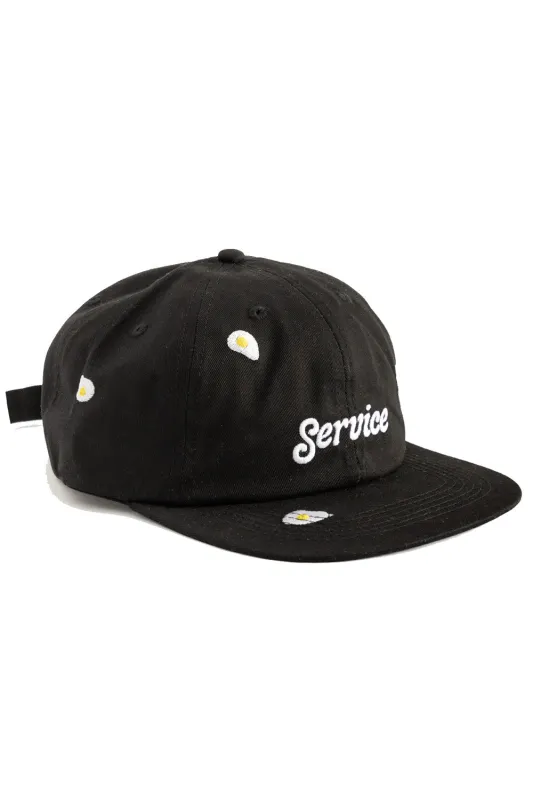 SERVICE FRIED CAP Black sold by REVOLVR Menswear