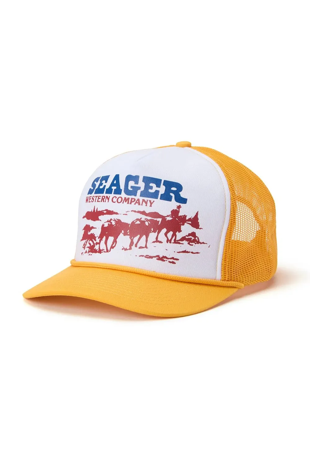 PACK MULE SNAPBACK Yellow/Cream sold by REVOLVR Menswear