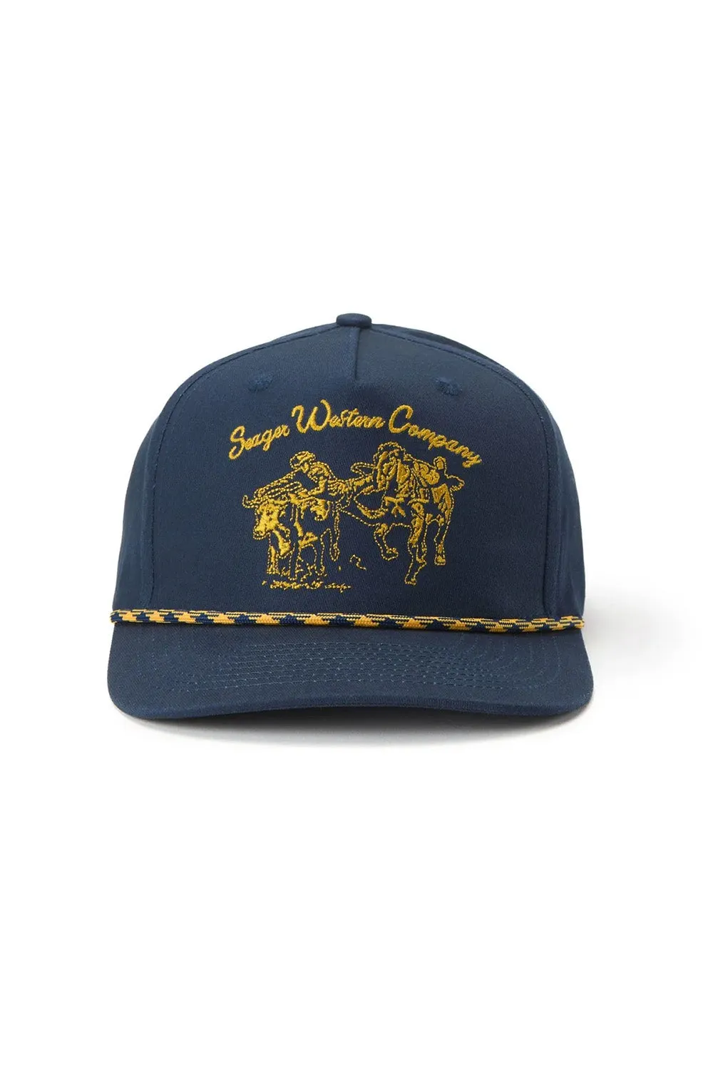 LOS RIOS CANVAS SNAPBACK Navy sold by REVOLVR Menswear product image thumbnail 2