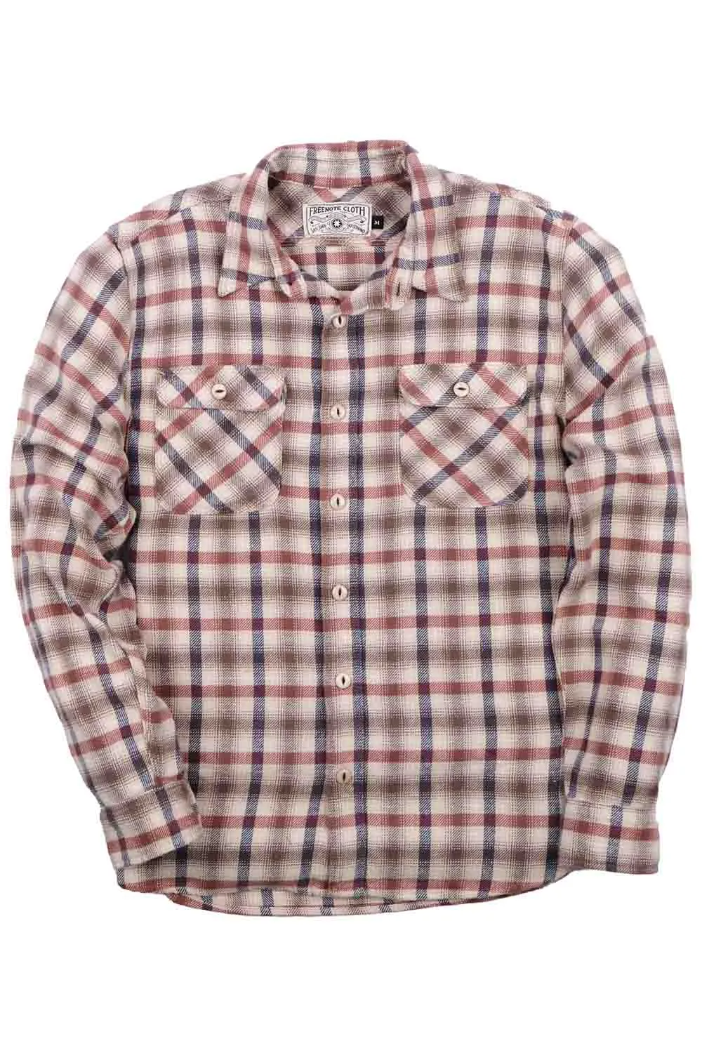 JEPSON PLAID WOVEN Cream Plaid sold by REVOLVR Menswear