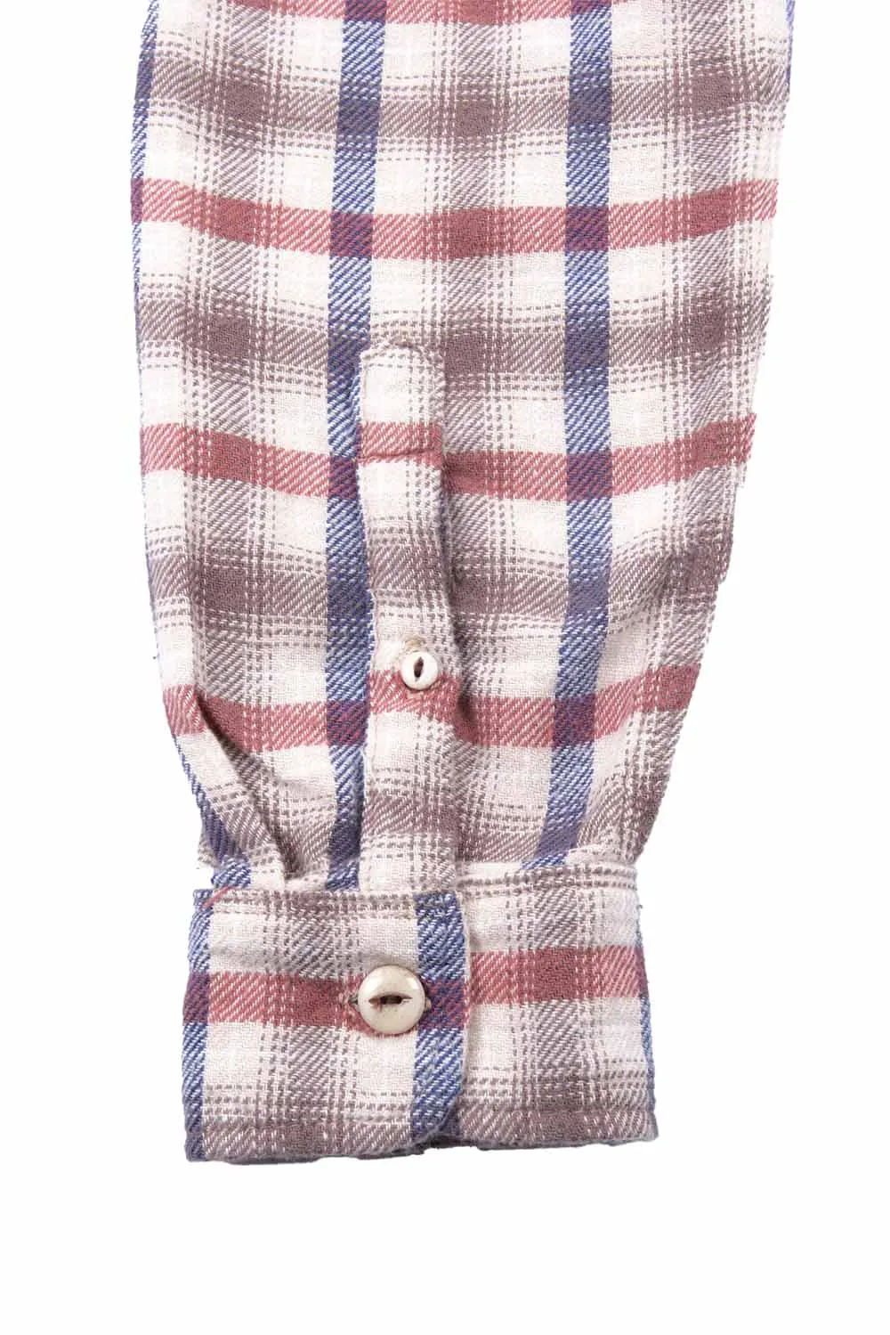 JEPSON PLAID WOVEN Cream Plaid sold by REVOLVR Menswear product image thumbnail 5