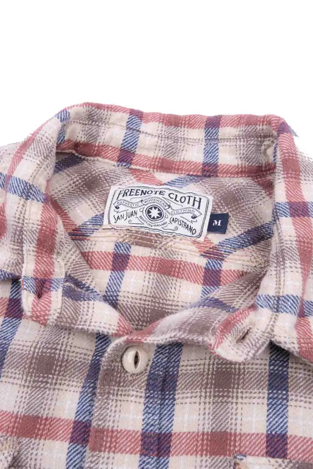 JEPSON PLAID WOVEN Cream Plaid sold by REVOLVR Menswear product image thumbnail 3