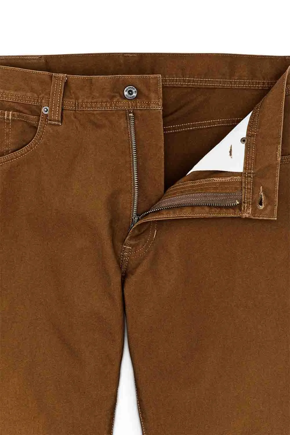 DRY TIN 5 POCKET PANT Whiskey sold by REVOLVR Menswear product image thumbnail 3
